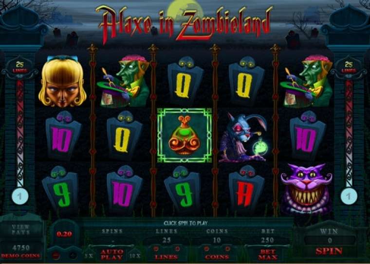 Play Alaxe in Zombieland pokie NZ