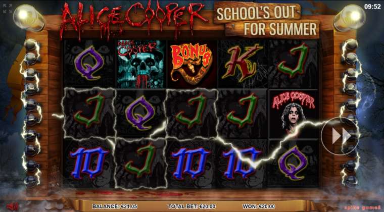 Play Alice Cooper: School’s Out For Summer pokie NZ