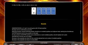 Amazons Riches: Rules