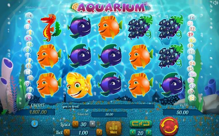 Play Aquarium pokie NZ