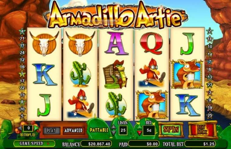 Play Armadillo Artie pokie NZ