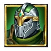 Avalon X: A knight in green armor.