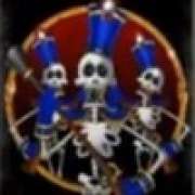Three skeletons symbol in Napoleon Boney Parts pokie