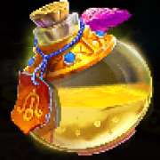 Yellow liquid symbol in The Magic Cauldron pokie