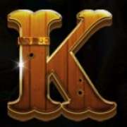 K symbol in Book Of Rampage pokie