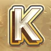 K symbol in Kim's Wild Journey pokie