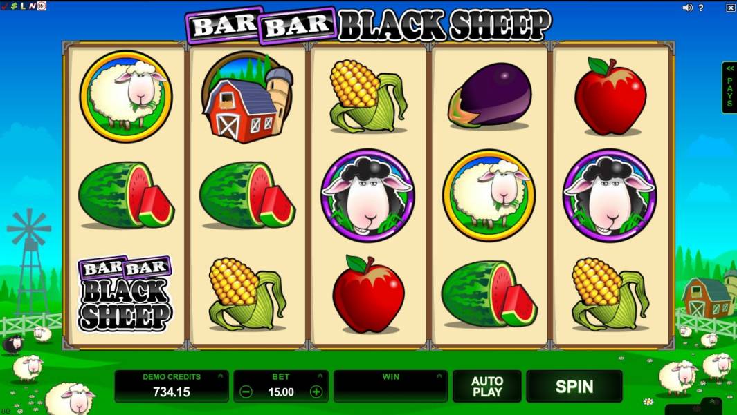 Bar Bar Black Sheep – 5 Reel