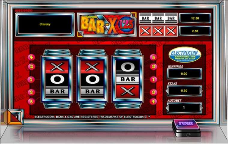 Play Bar-X 125 pokie NZ