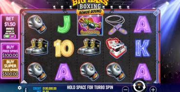 Big Bass Boxing Bonus Round: Slot machine