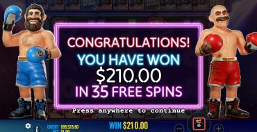 Big Bass Boxing Bonus Round: Winnings