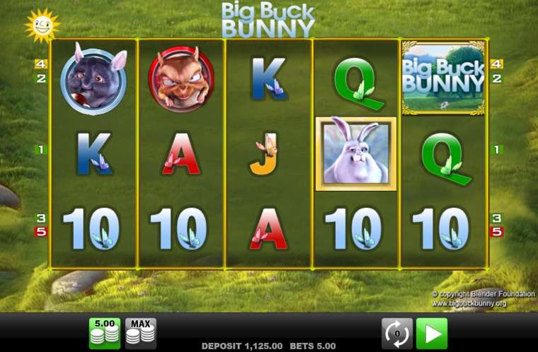 Play Big Buck Bunny pokie NZ
