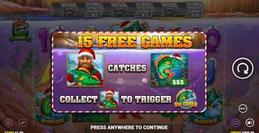 Big Catch Bass Fishing Christmas: Free spins and/or respins