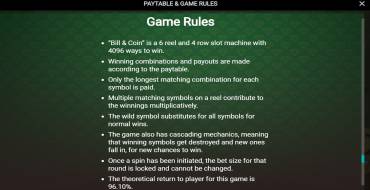 Bill & Coin: Rules