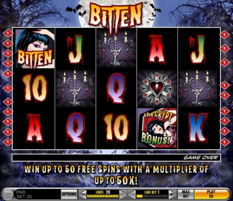 Play Bitten pokie NZ