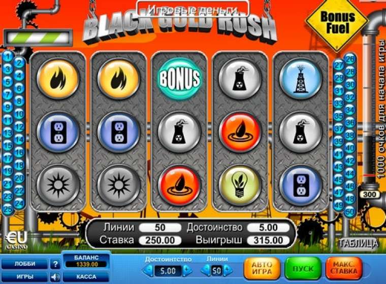 Play Black Gold Rush pokie NZ