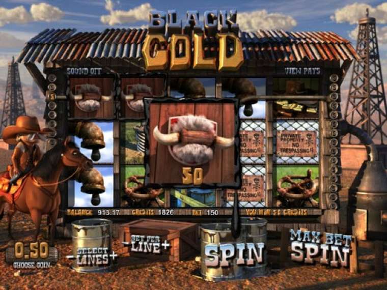 Play Black Gold pokie NZ