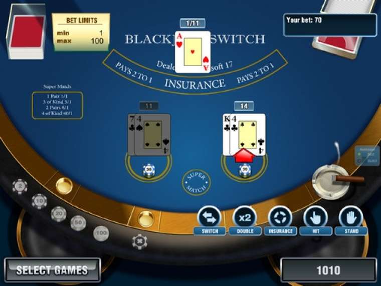 Play Blackjack Switch