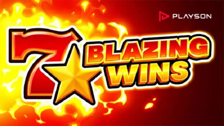 Play Blazing Wins 5 lines pokie NZ