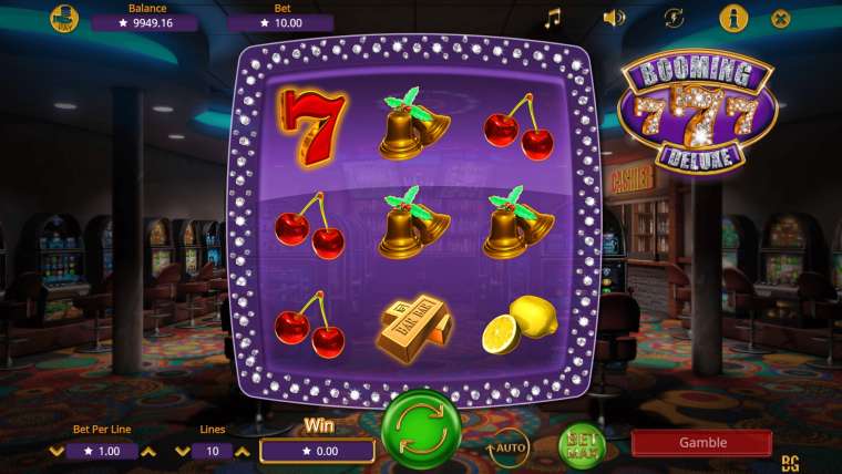 Play Booming 777 Deluxe pokie NZ