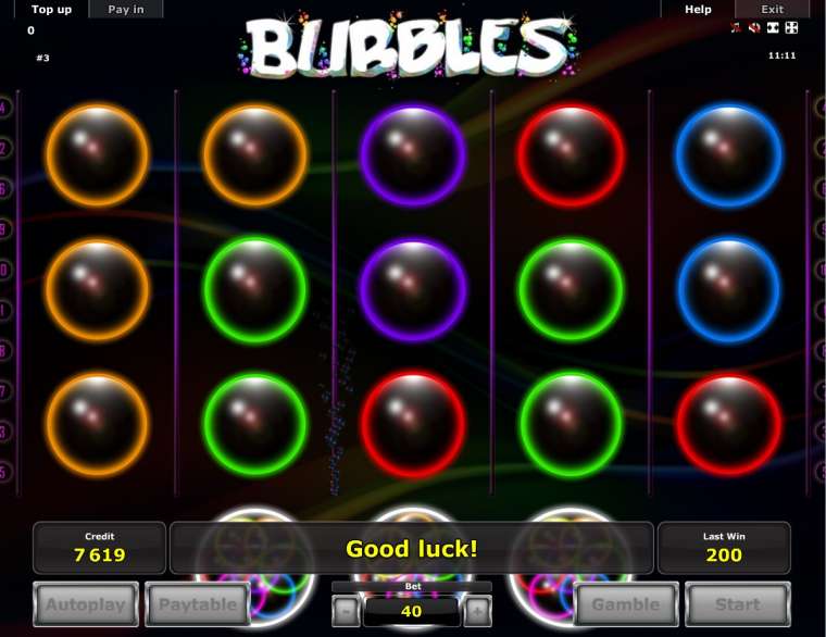Play Bubbles pokie NZ
