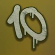 10 symbol in Punk Toilet pokie