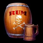 Rum symbol in Pirate Cave pokie