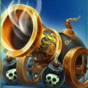 Cannon symbol in Pirates’ Plenty pokie