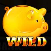 Wild symbol in 1 Reel Golden Piggy pokie