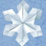 Snowflake symbol in Christmas in Papertown pokie