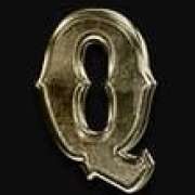 Q symbol in Outlaws pokie