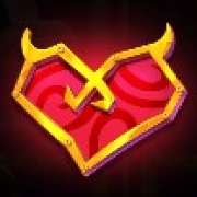 Hearts symbol in Day of Dead pokie