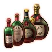 Cognac wines symbol in La Dolce Vita pokie