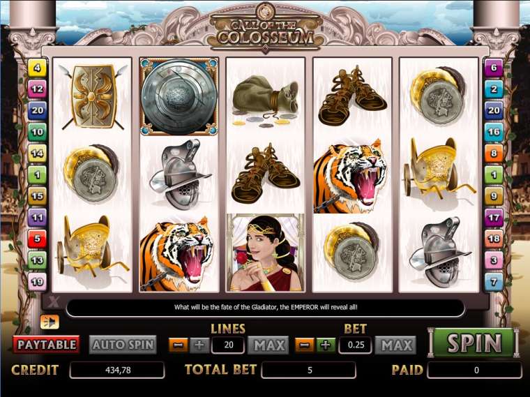 Play Call of the Colosseum pokie NZ