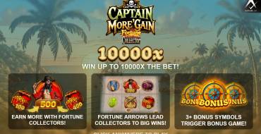 Captain More'gain: Unique features