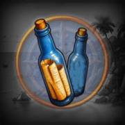 Captain More'gain: A bottle with a note