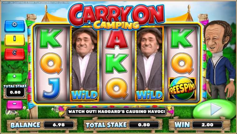 Play Carry on Camping pokie NZ