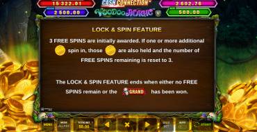 Cash Connection — Voodoo Magic: Free spins and/or respins