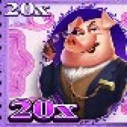 20x symbol in Piggy Bank Bills pokie