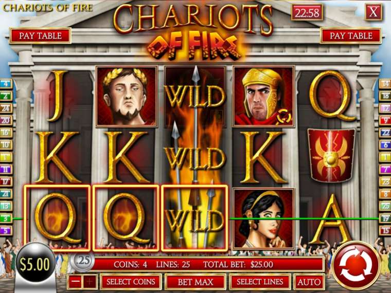 Play Chariots of Fire pokie NZ