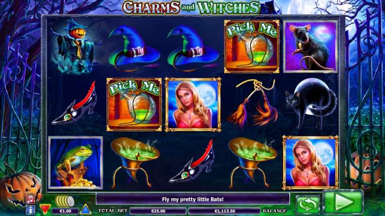 Play Charms and Witches pokie NZ