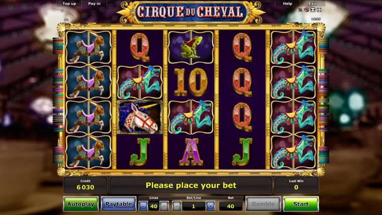 Play Cirque du Cheval pokie NZ