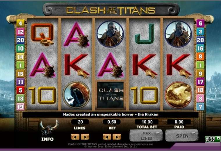 Play Clash of the Titans pokie NZ