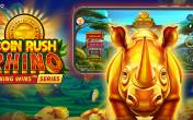Coin Rush Rhino Running Wins logo