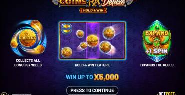 Coins of Ra Deluxe: Unique features