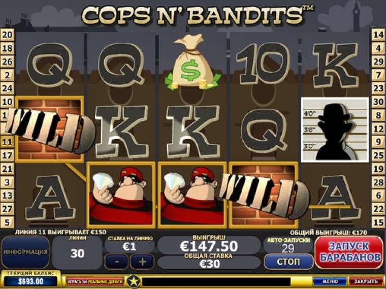 Play Cops N’ Bandits pokie NZ