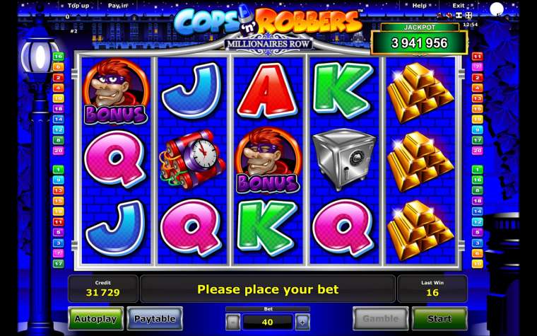 Play Cops ‘n’ Robbers – Millionaires Row pokie NZ