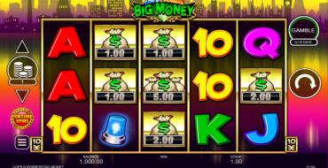 Cops 'n' Robbers Big Money: Slot machine