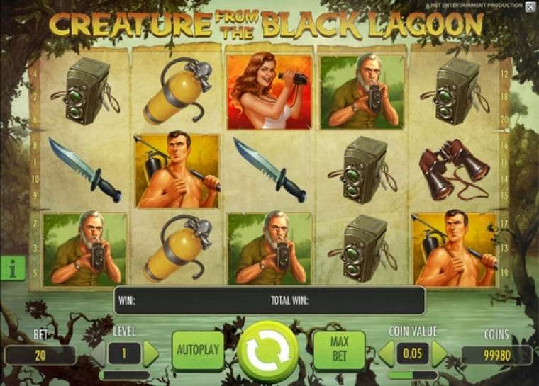 Play Creature from the Black Lagoon pokie NZ