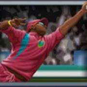 Cricket Star: The player in the red uniform