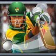 Cricket Star: The player in the green helmet